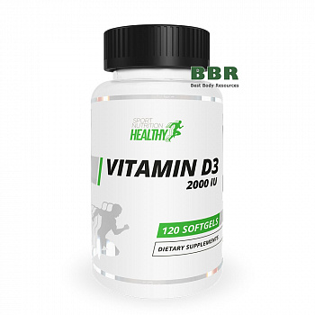 Vitamin D3 2000iu 120 Softgels, MST