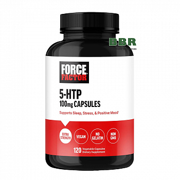 5-HTP 100mg 120 Veg Caps, Force Factor