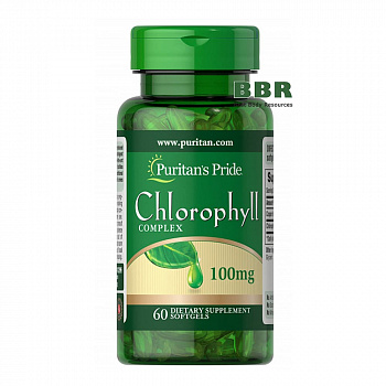 Chlorophyll Complex 100mg 60 Softgels, Puritans Pride