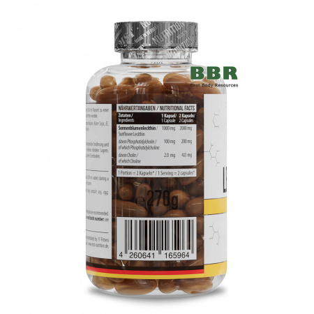 Lecithin Sunflower 180 Caps, MST