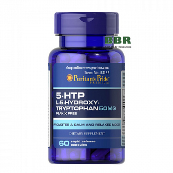 5-HTP 50mg 60 Caps, Puritans Pride