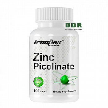 Zinc Picolinate 25mg 100 Tabs, IronFlex