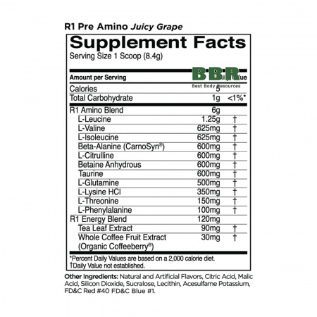 R1 Pre Amino Energy 30 Servings, Rule One