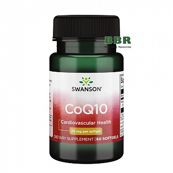 CoQ10 30mg 60 Softgels, Swanson