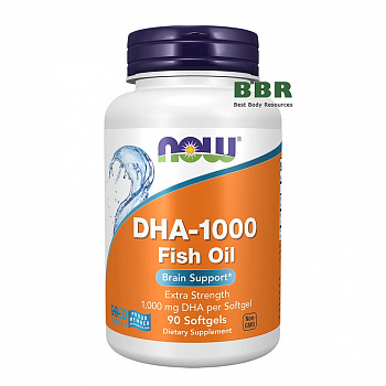 DHA-1000 Fish Oil 90 Softgels, NOW Foods