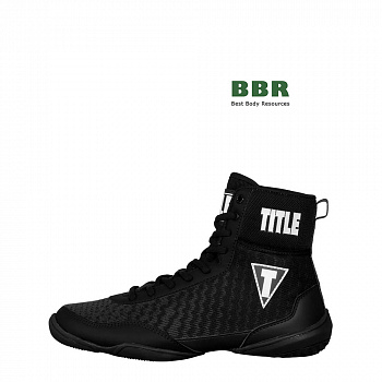 Боксерки Boxing Predator II Shoes Black/Grey, TITLE Boxing