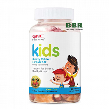 Kids Gummy Calcium For Kids 2-12 120 Gummies, GNC