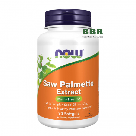 Saw Palmetto Extract 90 Softgels, NOW Foods Saw Palmetto Extract 90 Softgels, NOW Foods