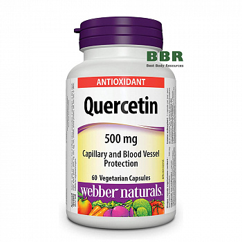 Quercetin 500mg 60 Veg Caps, Webber Naturals