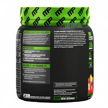Amino Hydrate + Recover 30 Servings, MusclePharm Amino Hydrate + Recover 30 Servings, MusclePharm