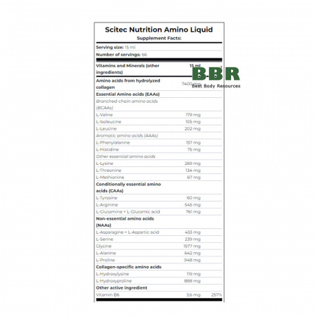 Amino Liquid 50 1000ml, Scitec Nutrition
