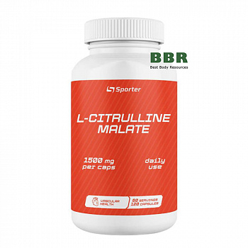 L-Citrulline Malate 1500mg 120 Caps, Sporter