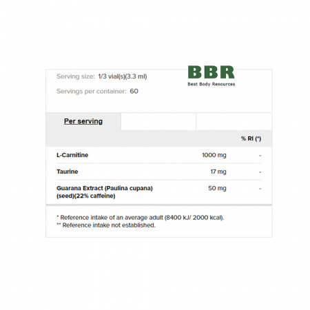 L-Carnitine Xtreme 3000 ampule 10ml, Prozis L-Carnitine Xtreme 3000 ampule 10ml, Prozis