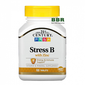 Stress B with Zinc 66tab, 21st Century