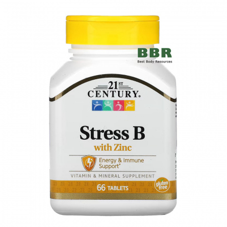 Stress B with Zinc 66tab, 21st Century