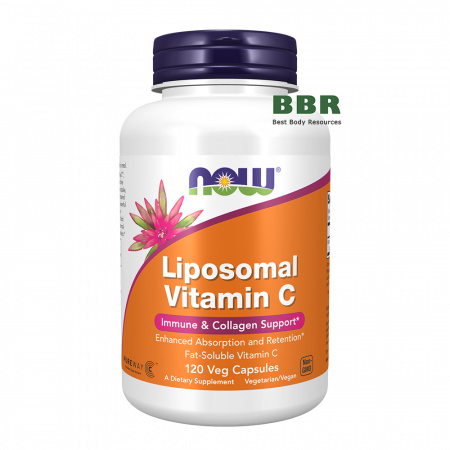 Liposomal Vitamin C 120 Veg Caps, NOW Foods