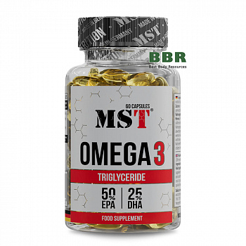 Omega 3 Triglyceride 75% 60 Caps, MST