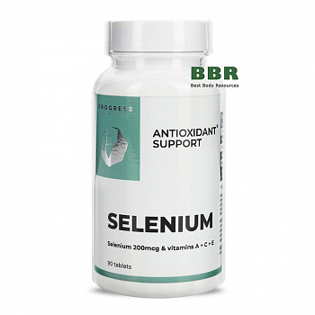 Selenium 200mcg plus Vitamins 90 Tabs, Progress Nutrition