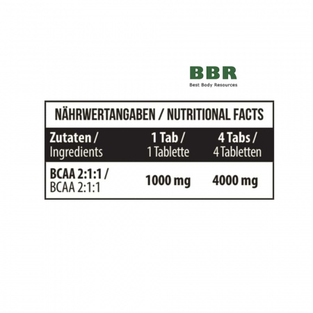 BCAA 1000mg 90 Tabs, MST BCAA 1000mg 90 Tabs, MST