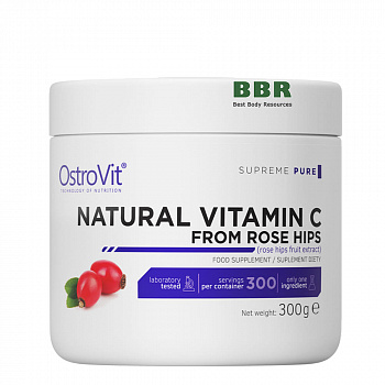 Natural Vitamin C from Rose Hips 300g, OstroVit