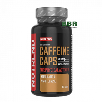 Caffeine 200mg 60 Caps, Nutrend