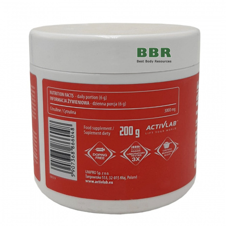 Citrulline Xtra 200g, ActivLab Citrulline Xtra 200g, ActivLab