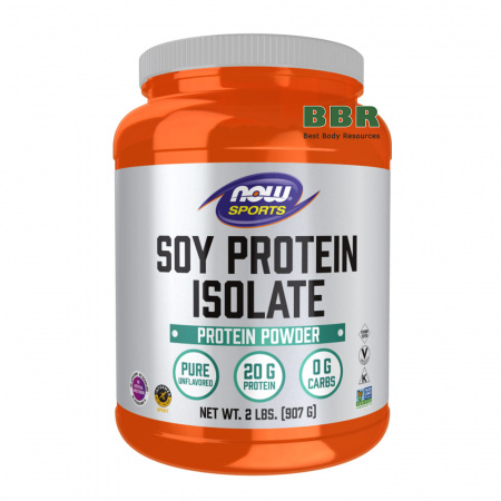 Soy Protein Isolate Natural 907g, NOW Foods