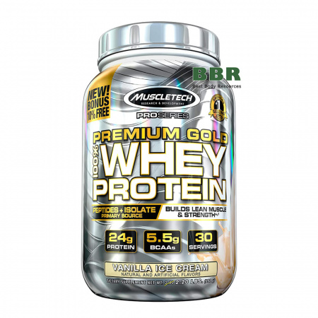 Premium Gold Whey Protein Protein 1010g, MuscleTech