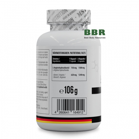 L-Arginine 120 Caps, MST