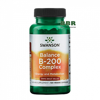Balance B-200 Complex 100 Veg Caps, Swanson