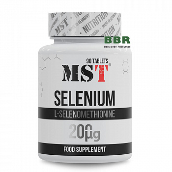 Selenium L-Selenomethionine 200mcg 90 Tabs, MST
