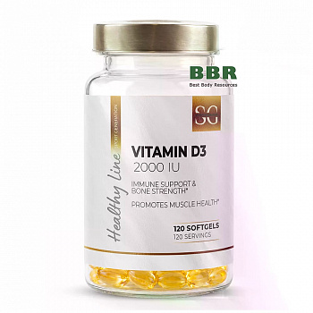 Vitamin D3 2000iu 120 Softgels, Sport Generation