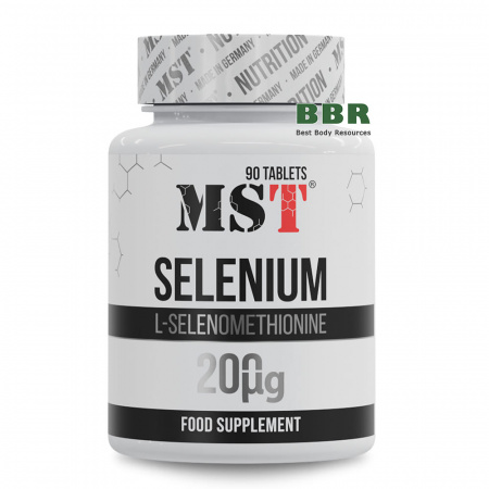Selenium L-Selenomethionine 200mcg 90 Tabs, MST