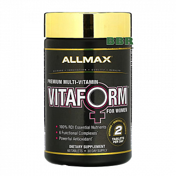VitaForm For Women 60 Tabs, ALLMAX Nutrition