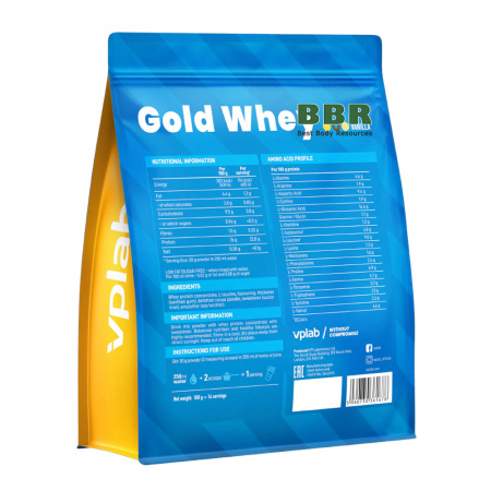 Gold Whey 500g, VP Labs