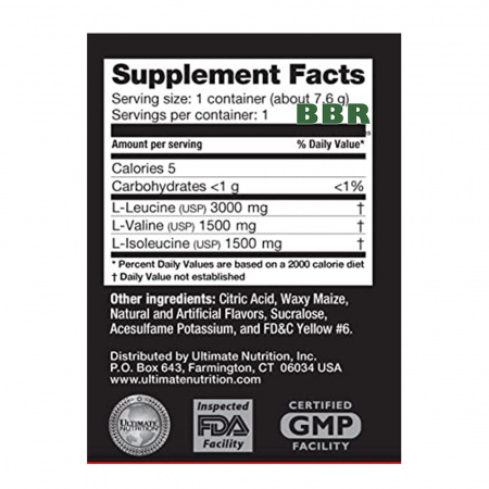 BCAA 12.000 Powder 7.6g, Ultimate Nutrition