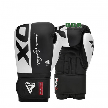 Перчатки Боксерские F4 Boxing Sparring Gloves White/Black, RDX