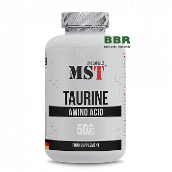 Taurine 500mg 240 Caps, MST