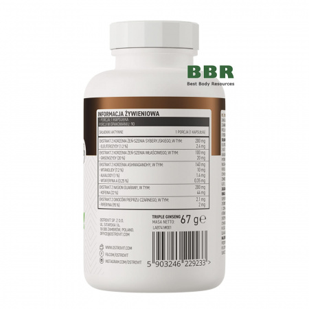 Triple Ginseng 90 Caps, OstroVit