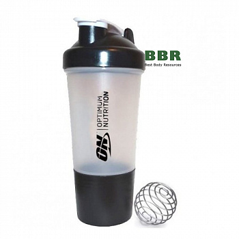 Шейкер 2-х комп с пружиной 500ml, Optimum Nutrition