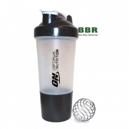 Шейкер 2-х комп с пружиной 500ml, Optimum Nutrition