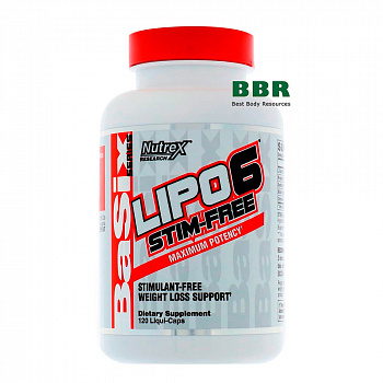 Lipo-6 Stim-Free 120 liqui-caps, Nutrex