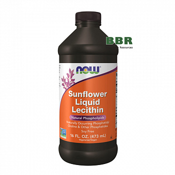 Liquid Sunflower Lecithin 473ml, NOW Foods