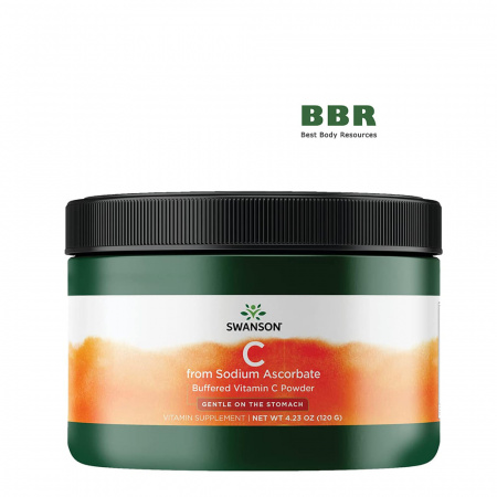 Buffered Vitamin C from Sodium Ascorbate 120g, Swanson