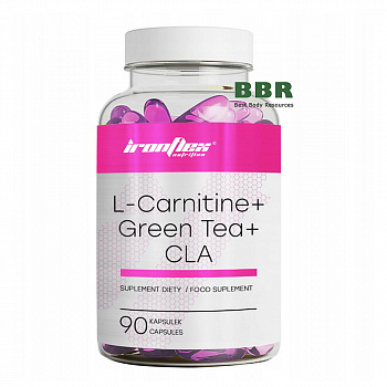 L-Carnitine + Green Tea + CLA  90 caps, IronFlex