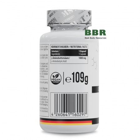 GABA 1000mg 90 Caps, MST