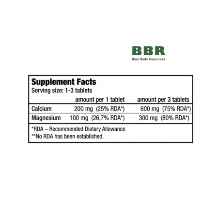 Coral Calcium + Magnesium 100 Tabs, BioTechUSA