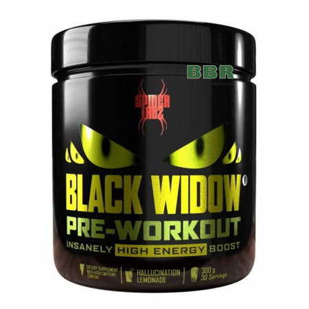Black Widow Pre-Workout 300g, Spider Labz