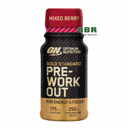 Gold Standard Pre-Workout Shot 60ml, Optimum Nutrition