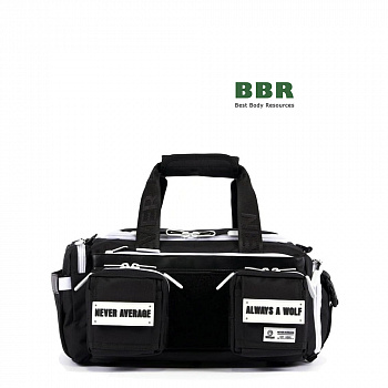 Сумка Mini Duffle Bag Black with White 20l, WOLFpak